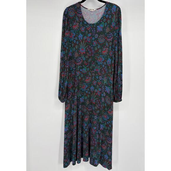 Boden Camille Jersey Midi Dress paisley floral print - Picture 2 of 8